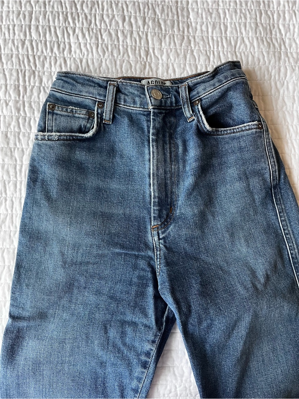 Agolde Straight High Rise Jean - Picture 4 of 6